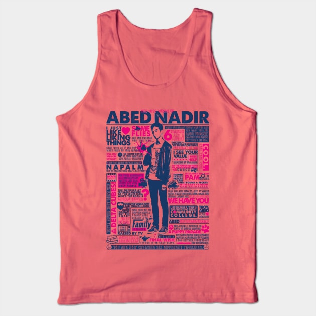 The Wise Words of Abed Nadir Tank Top by huckblade